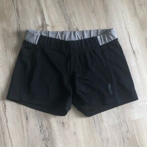 Mini Black & Grey Reebok Athletic Shorts